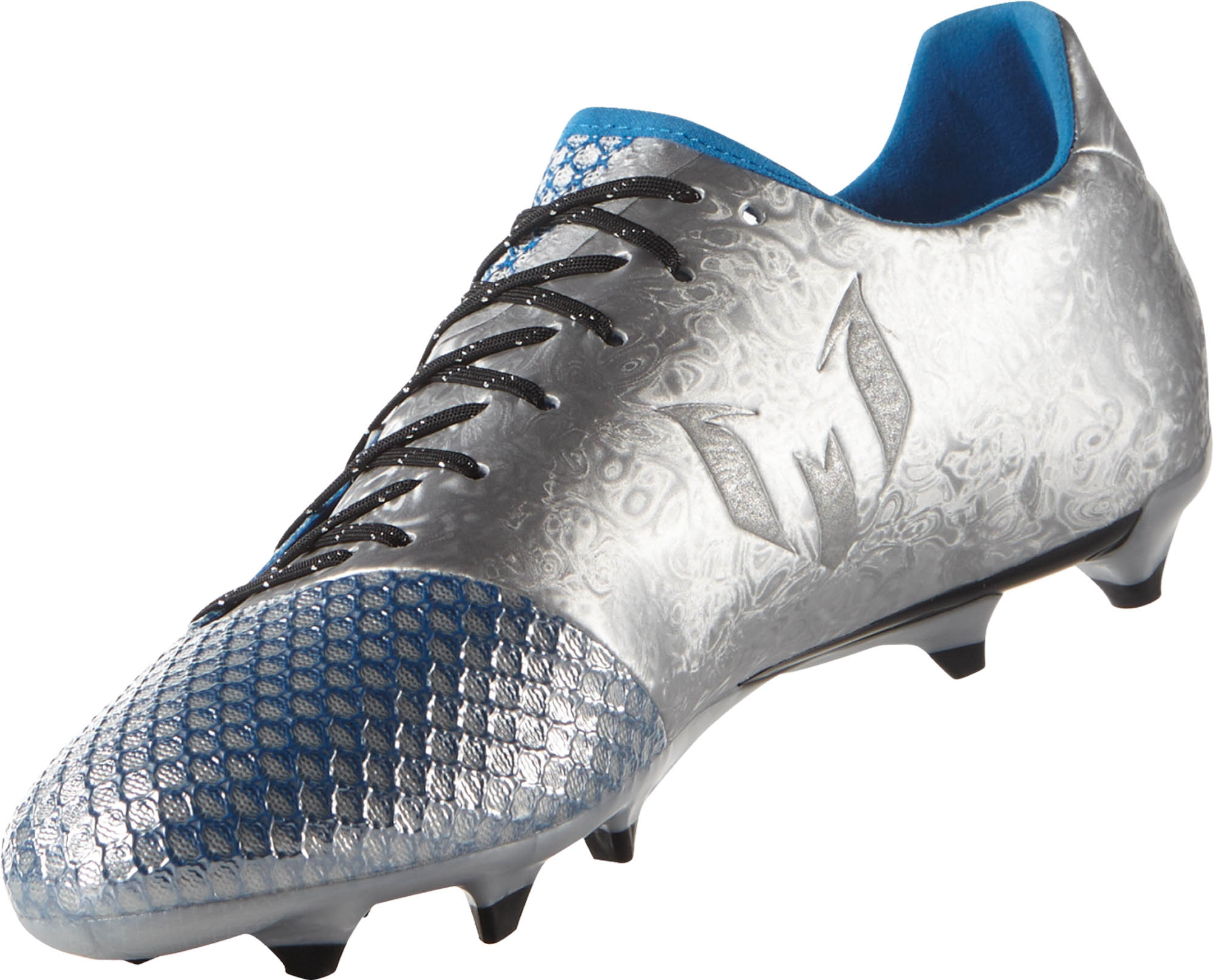 adidas Messi 16.2 FG Cleats - Silver adidas Soccer Shoes