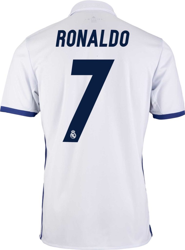 adidas Cristiano Ronaldo Real Madrid Home Jersey 17-18