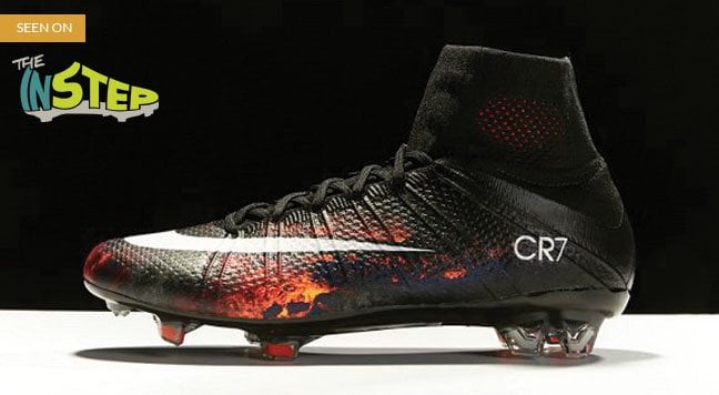 cr7 high top cleats