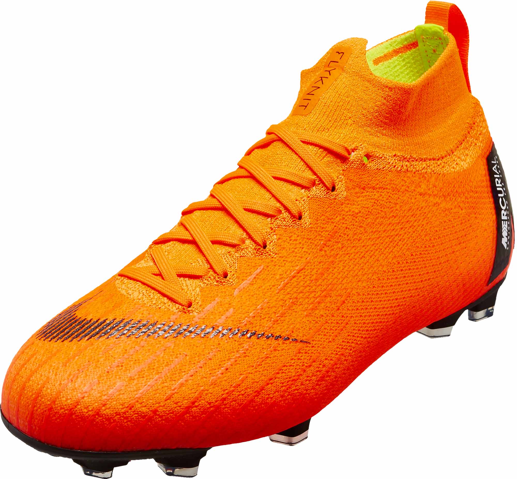 orange nike soccer cleats