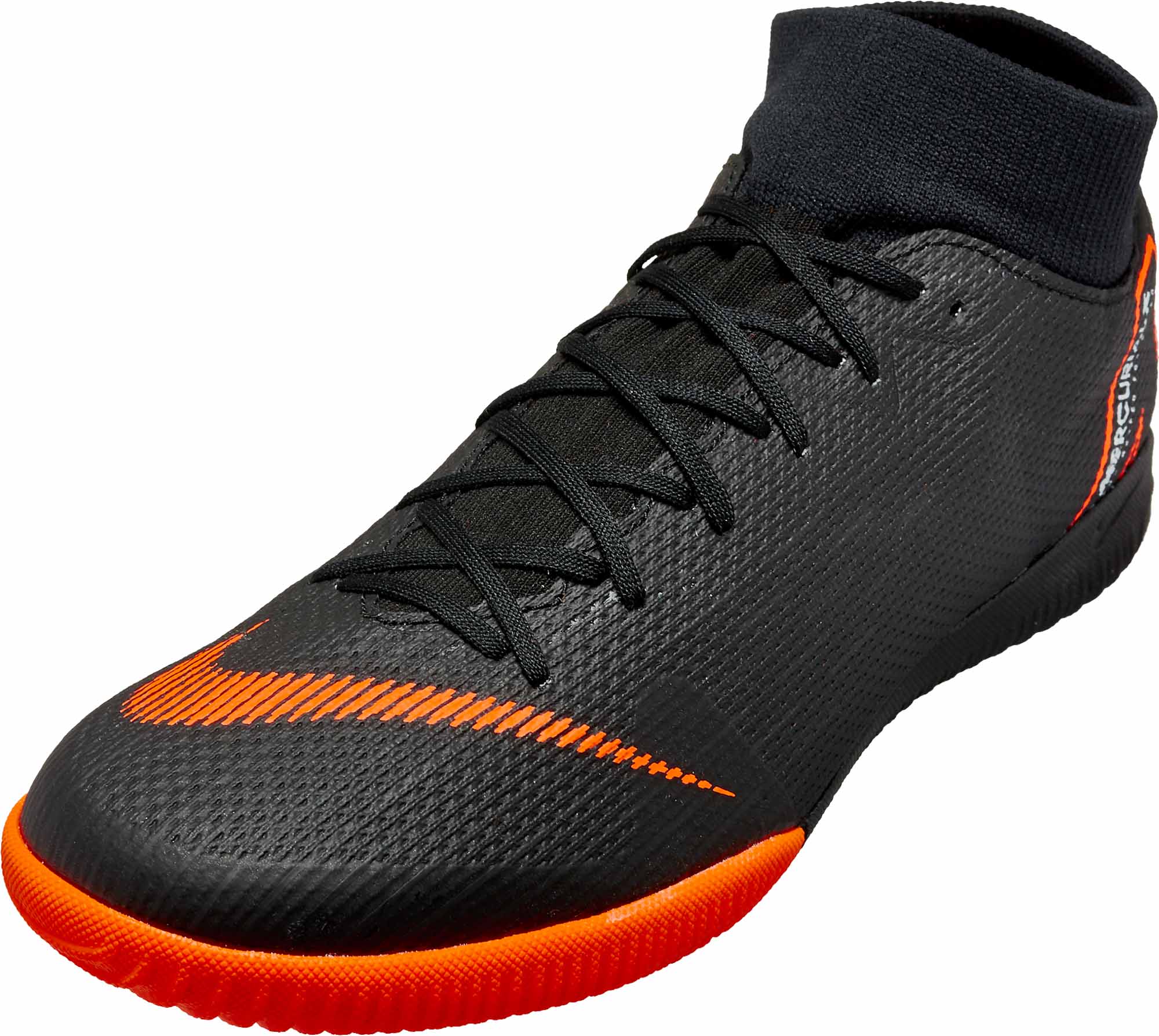 Nike SuperflyX 6 Academy IC - Black/Total Orange - SoccerPro