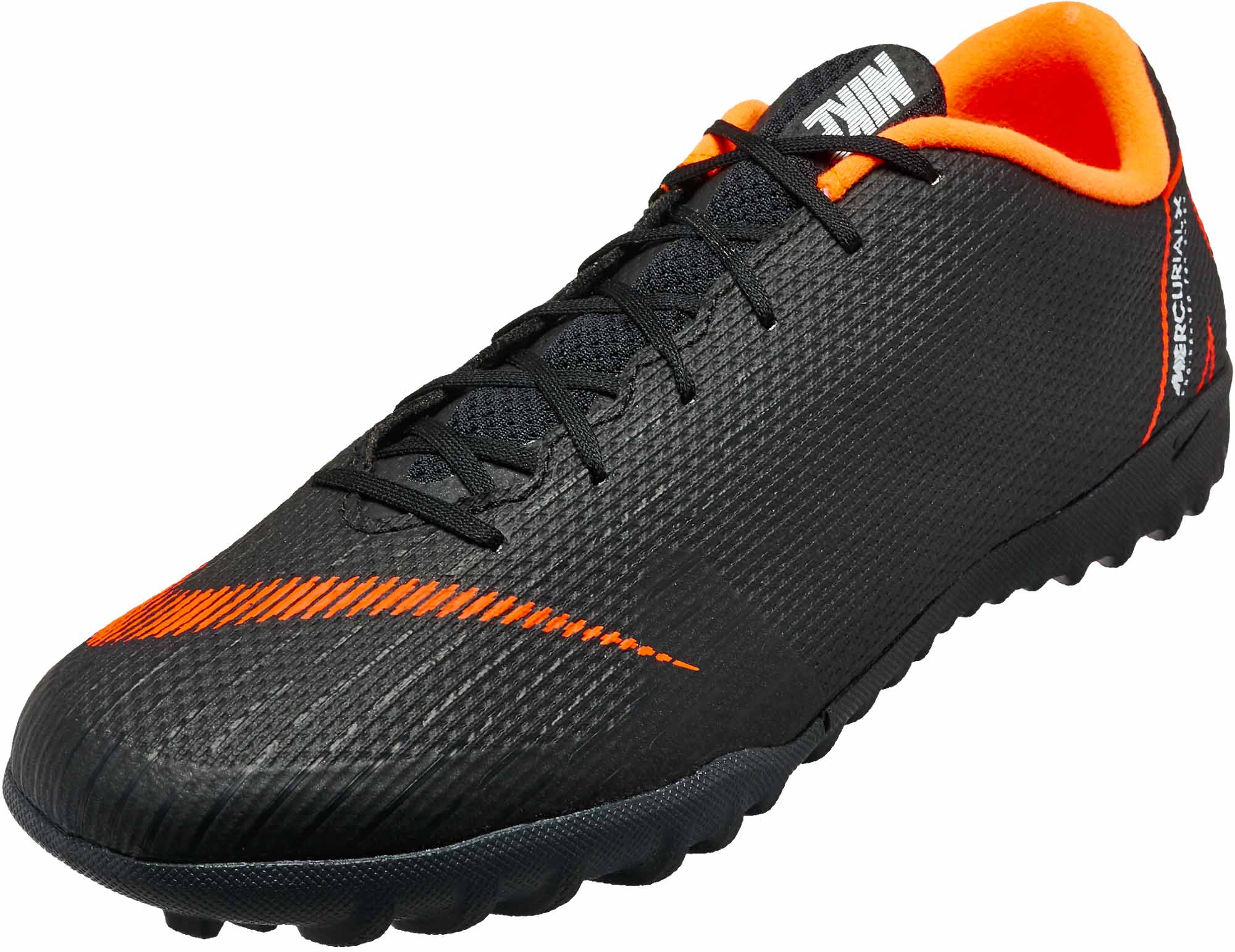 Nike VaporX 12 Academy TF - Black \u0026 Total Orange