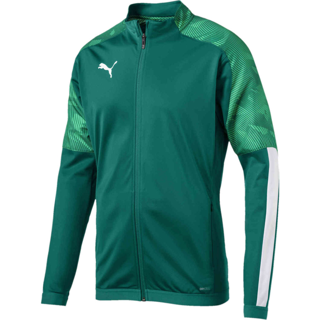 Puma Cup Training Jacket Alpine Green SoccerPro