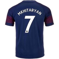 Arsenal 2019/20 Away Mkhitaryan #7 Jersey Name Set