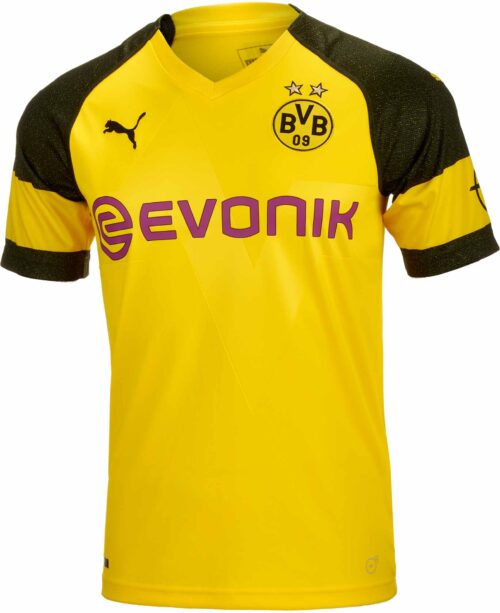 2018/19 Kids PUMA Borussia Dortmund Home Jersey