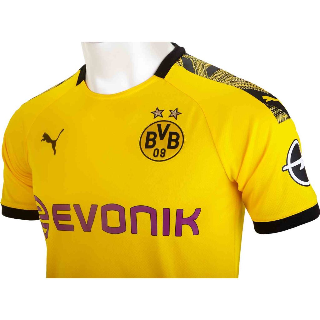 2019/20 PUMA Jadon Sancho Borussia Dortmund Home Jersey - SoccerPro