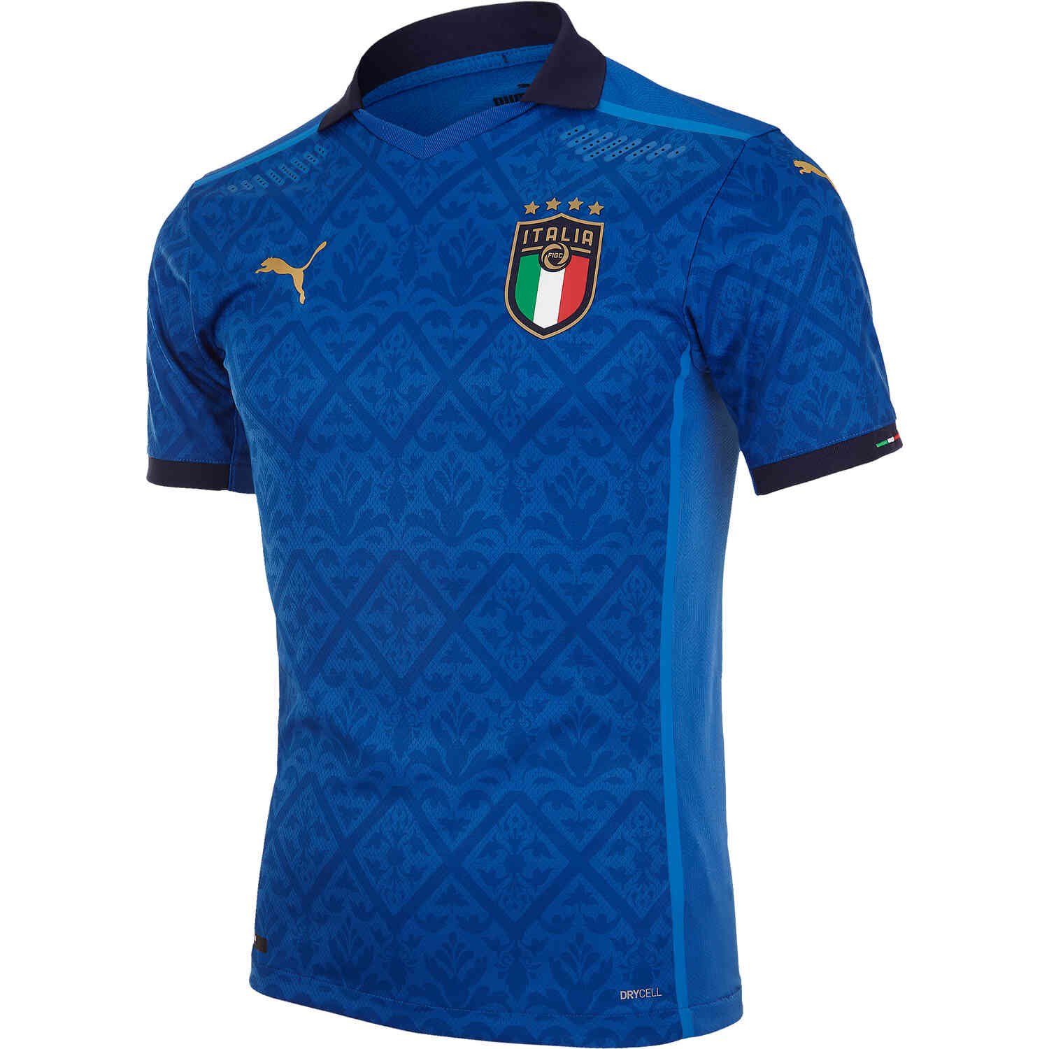 2020 Puma Italy Home Authentic Jersey SoccerPro