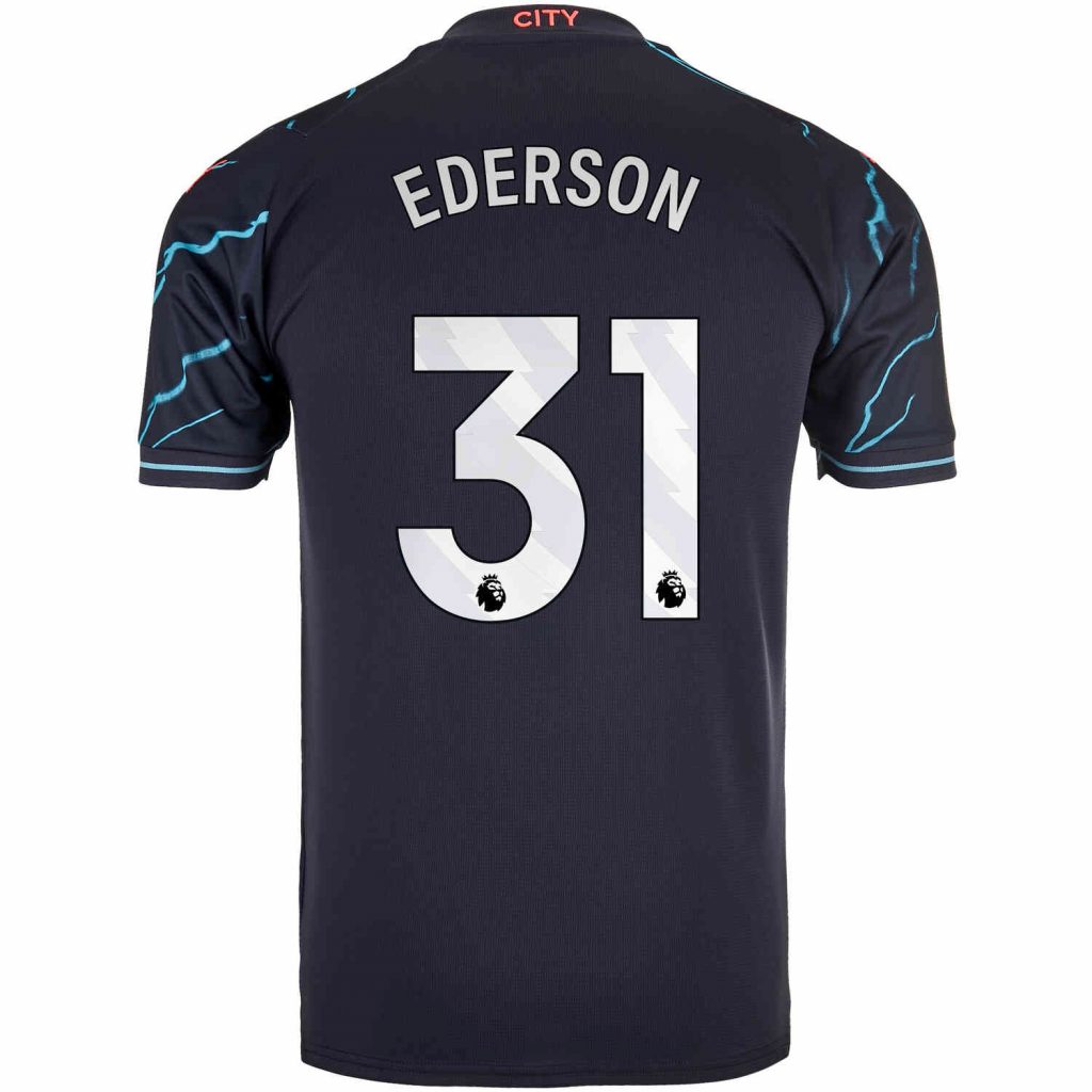 2023/24 PUMA Ederson Manchester City 3rd Jersey - SoccerPro