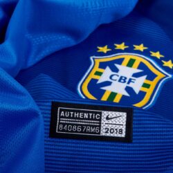 2018-2019 Brazil Nike Core Crest Tee (Blue)