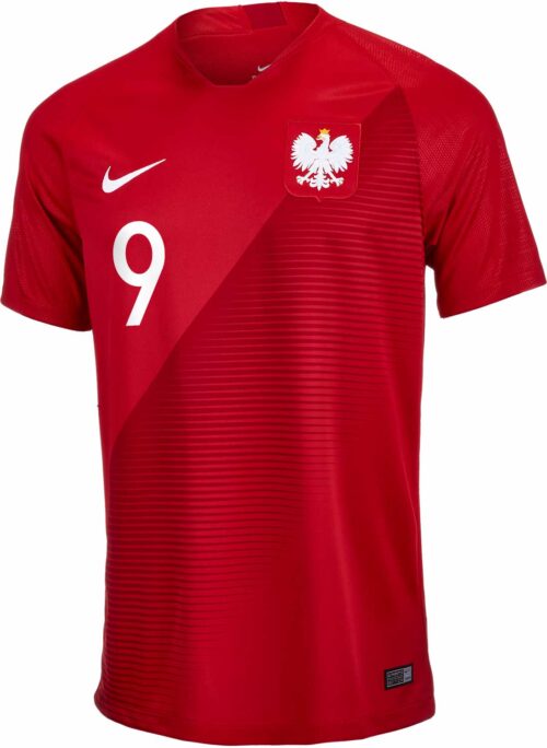 2018/19 Nike Robert Lewandowski Poland Away Jersey - SoccerPro