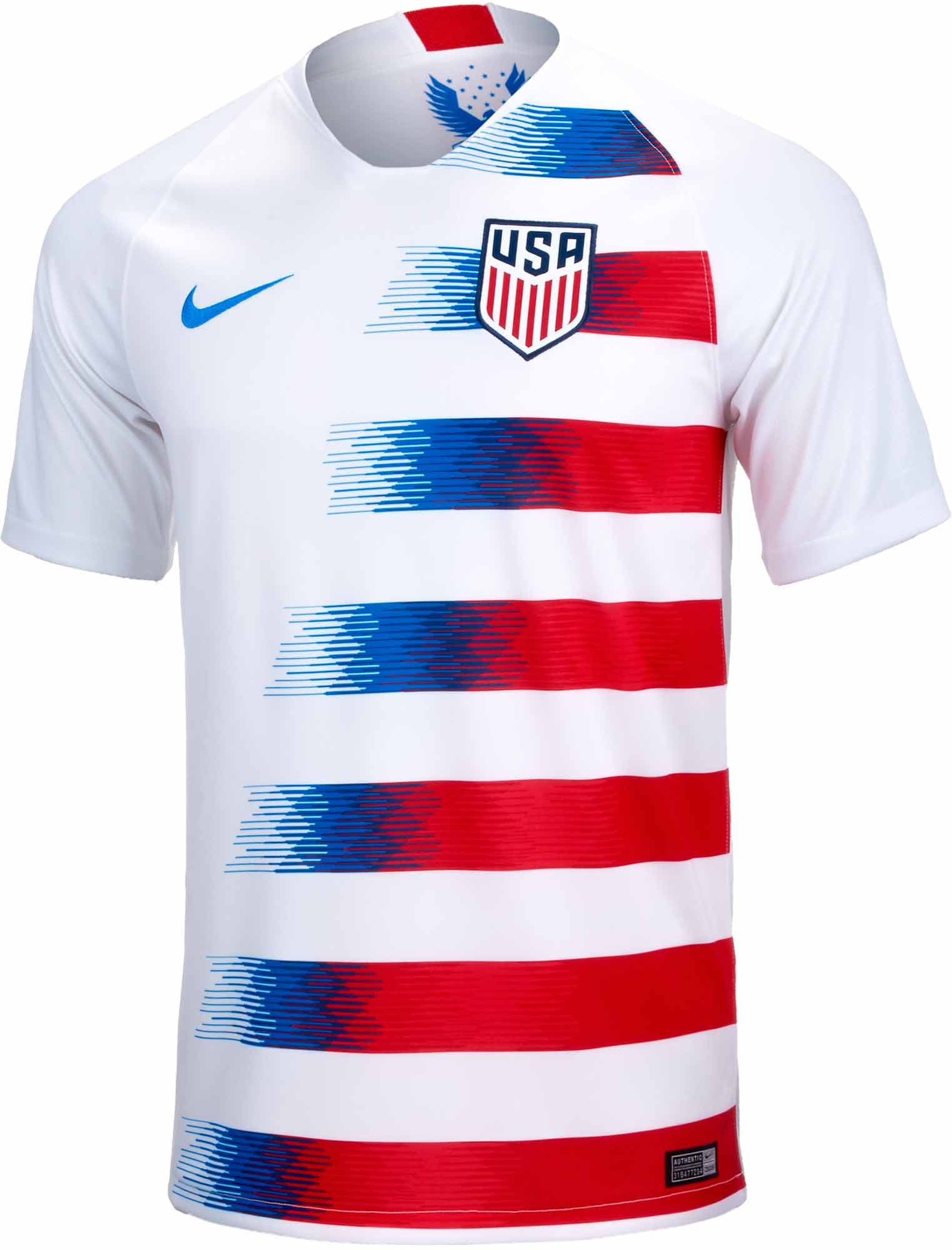 Nike USA Home Jersey 2018-19 - SoccerPro.com