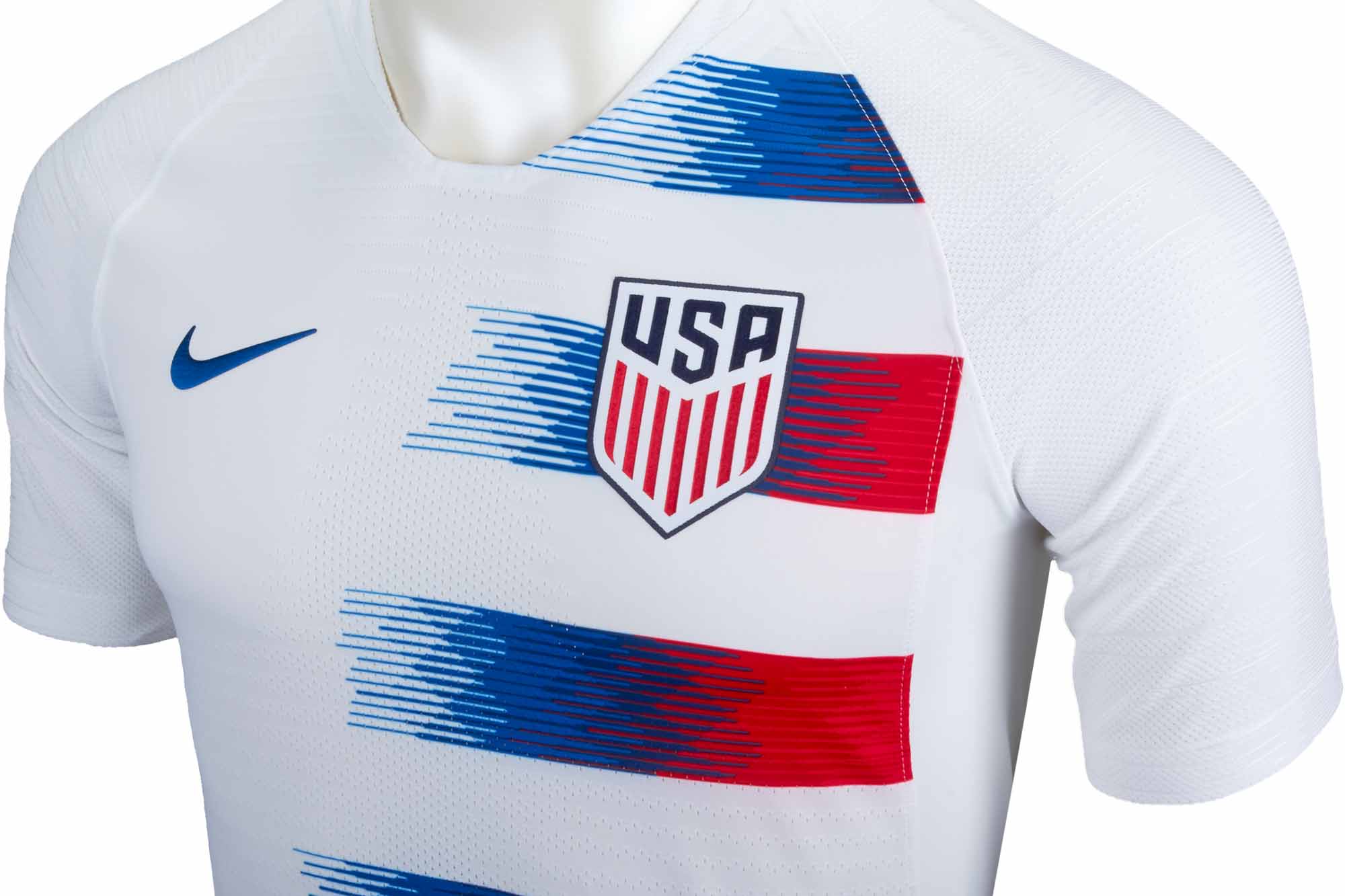 Nike USA Home Match Jersey 2018-19 - SoccerPro.com