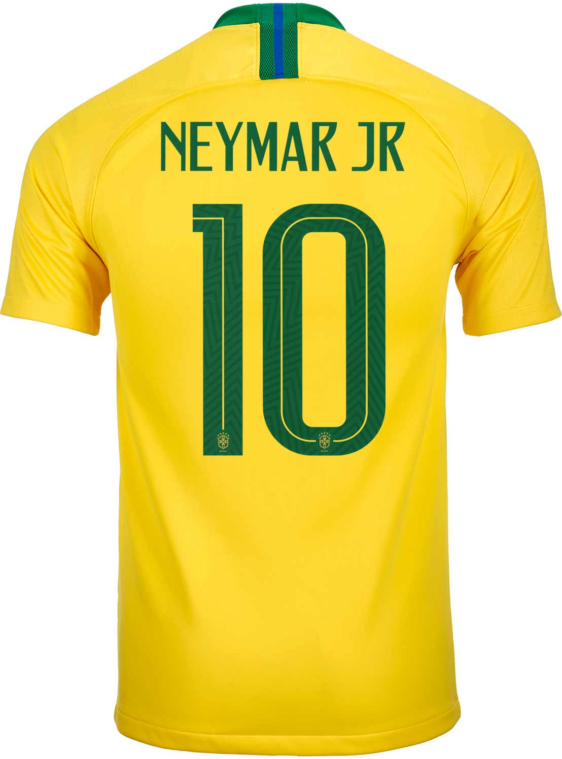 Brazil 2018 - 2019 Home football shirt jersey Nike Size M #10