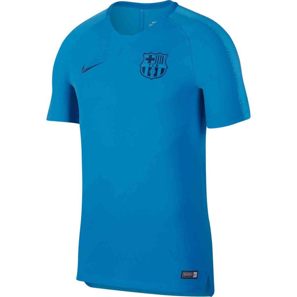 Nike Barcelona Training Top - Equator Blue/Coastal Blue - SoccerPro