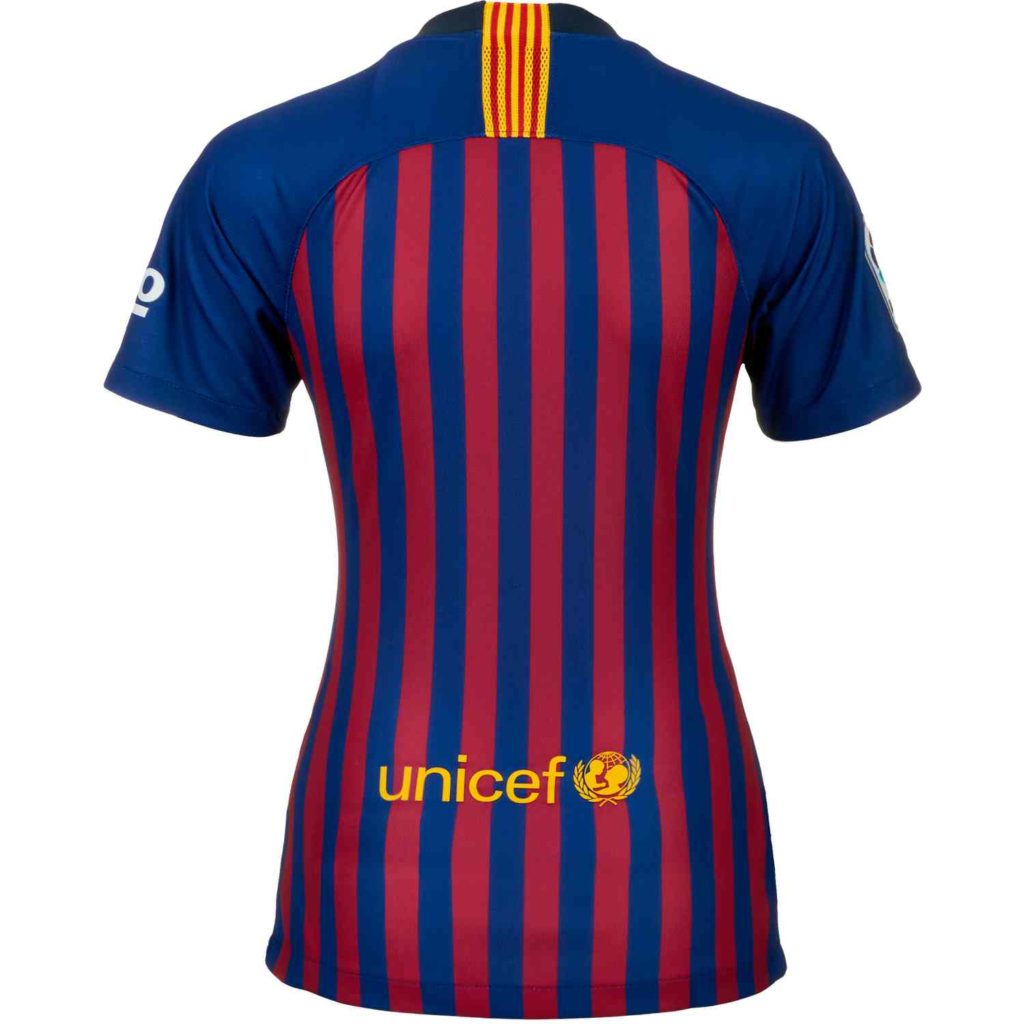 Nike Barcelona Home Jersey - Womens 2018-19 - SoccerPro