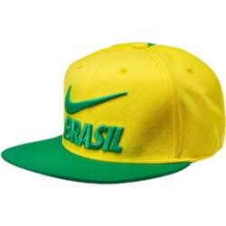 Womens Nike Brazil Home Jersey - Midwest Gold/Lucky Green - SoccerPro