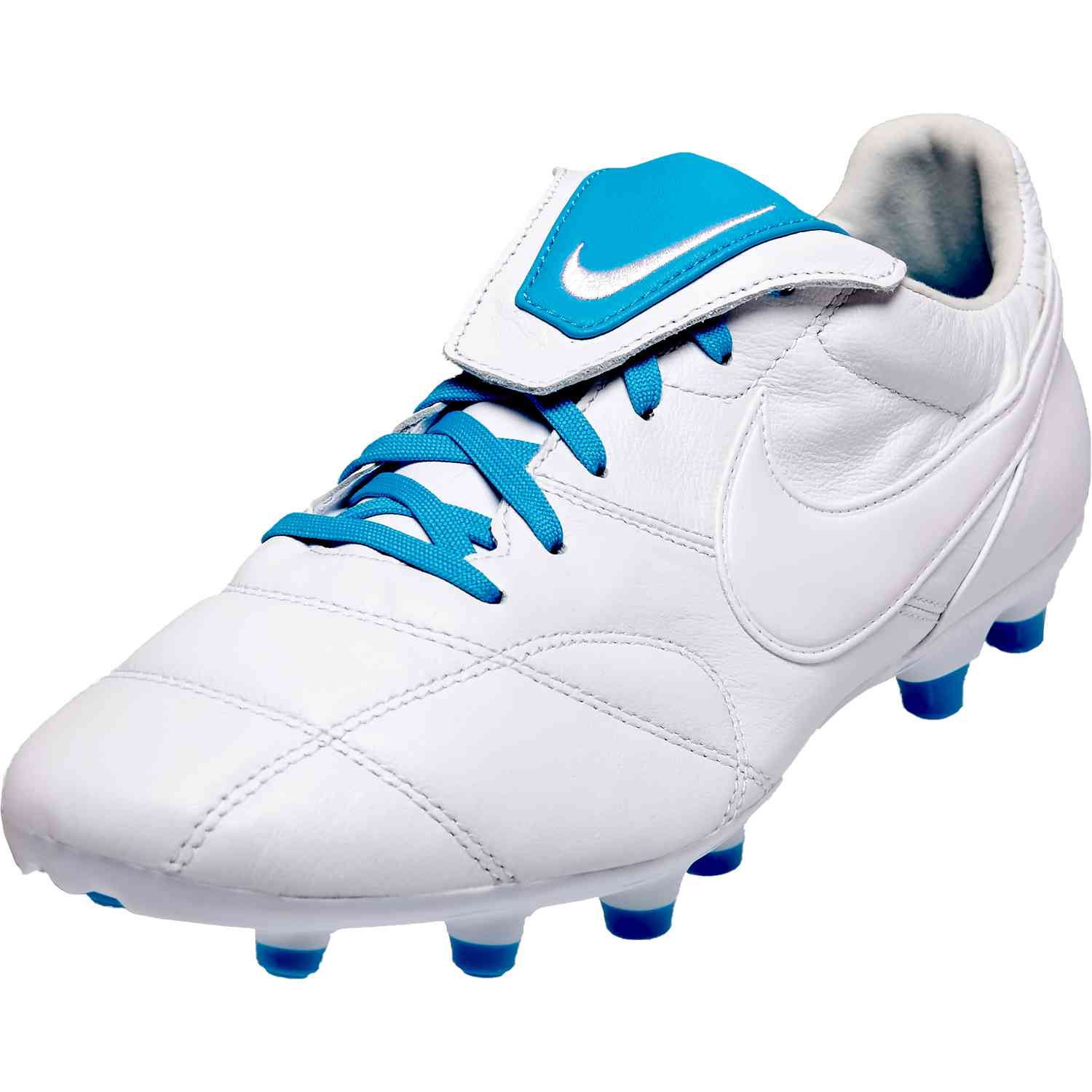 light blue soccer cleats
