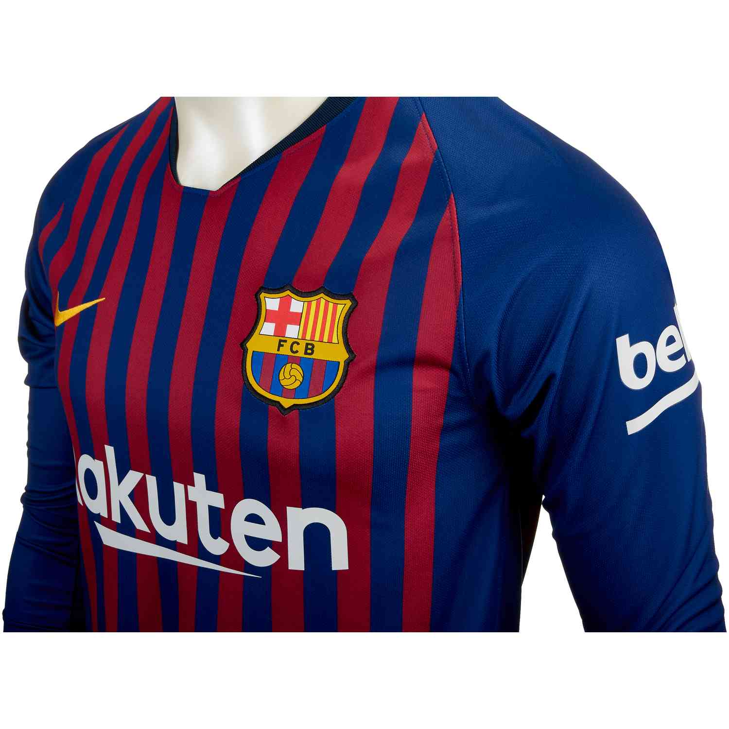 2018/19 Nike Barcelona Home L/S Jersey - SoccerPro
