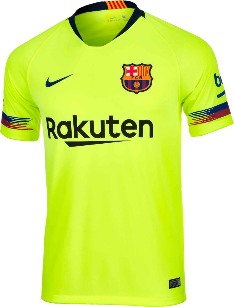 2018/19 Kids Nike Lionel Messi Barcelona Away Jersey - SoccerPro