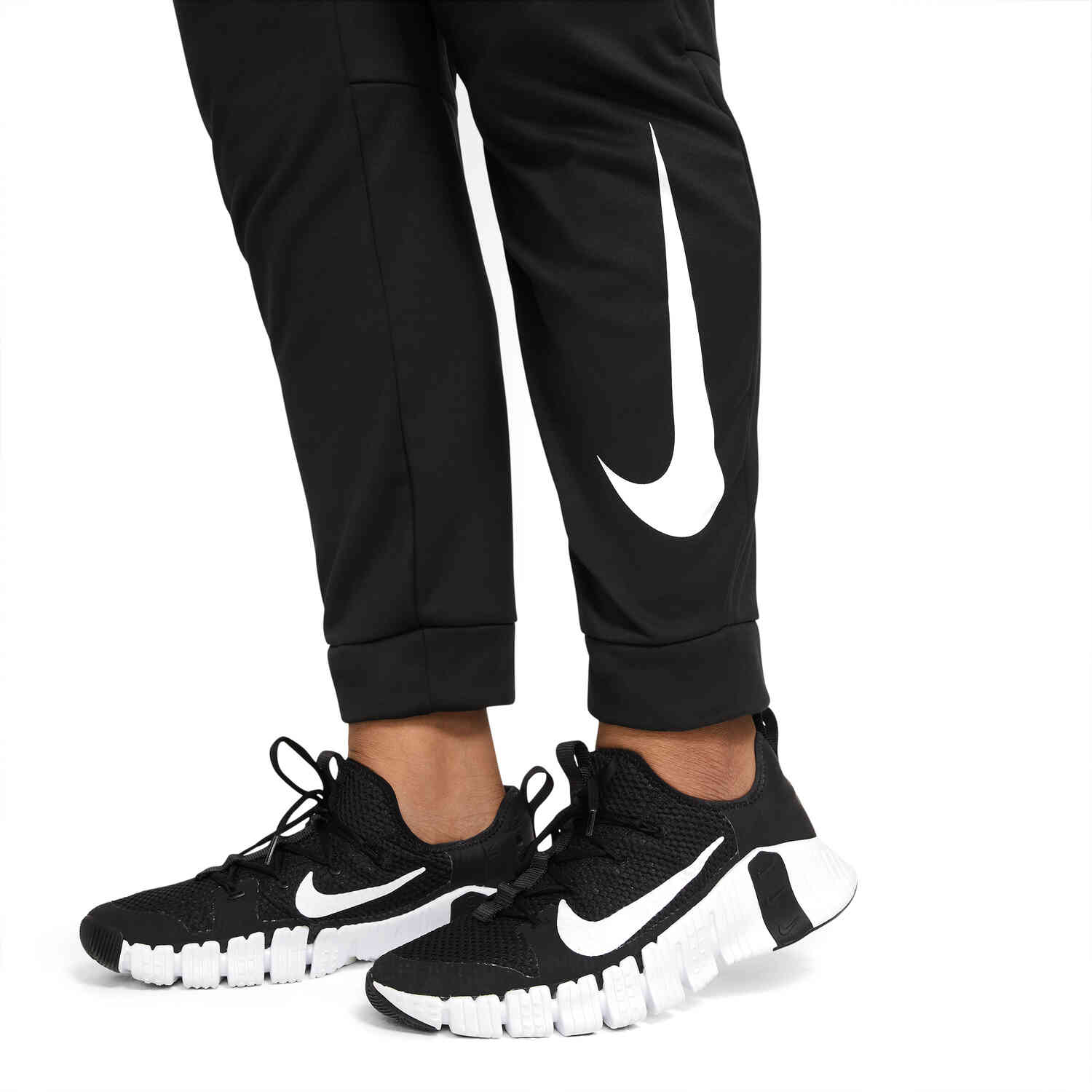 Nike Therma Tapered Swoosh Pants - Black - SoccerPro
