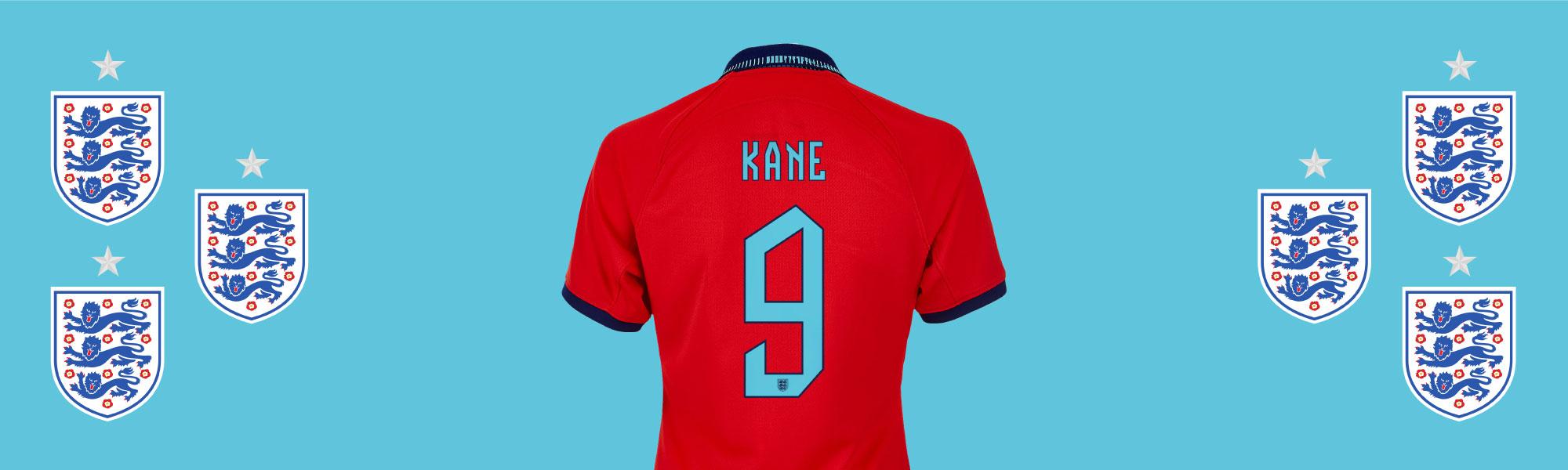 2022 Kids Nike Harry Kane England Away Jersey - SoccerPro