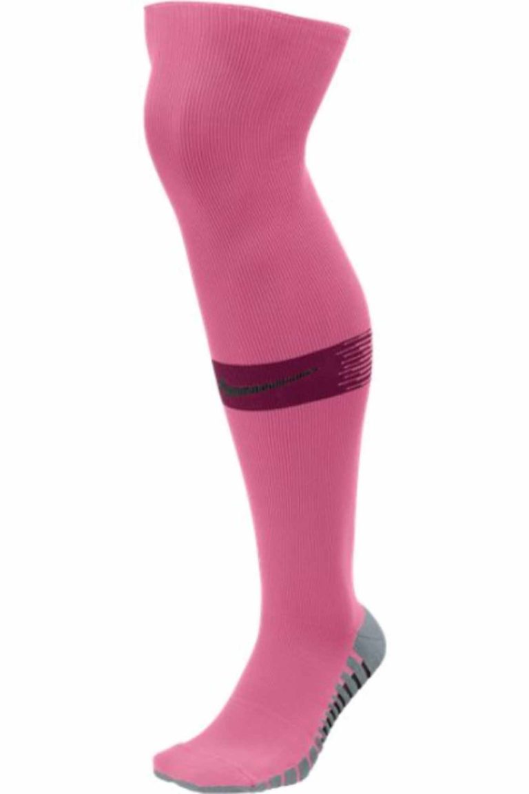 Nike Team Matchfit Soccer Socks - Hyper Pink/Villain Red - SoccerPro