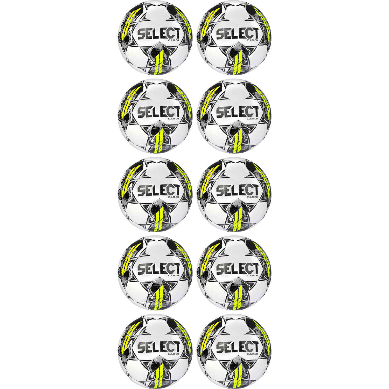 Select Club Db V22 Soccer Ball 10 Ball Bundle Soccerpro 4693