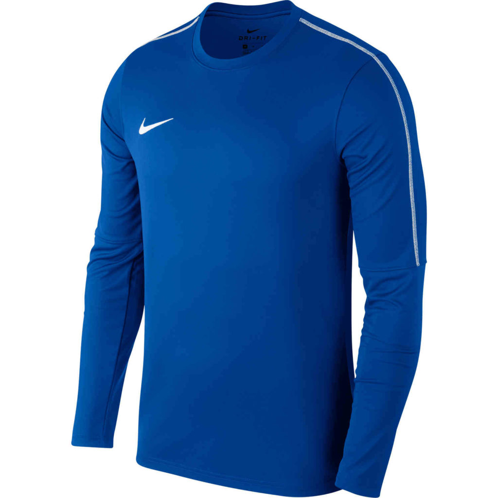 Kids Nike Park18 Crew - Royal Blue - SoccerPro