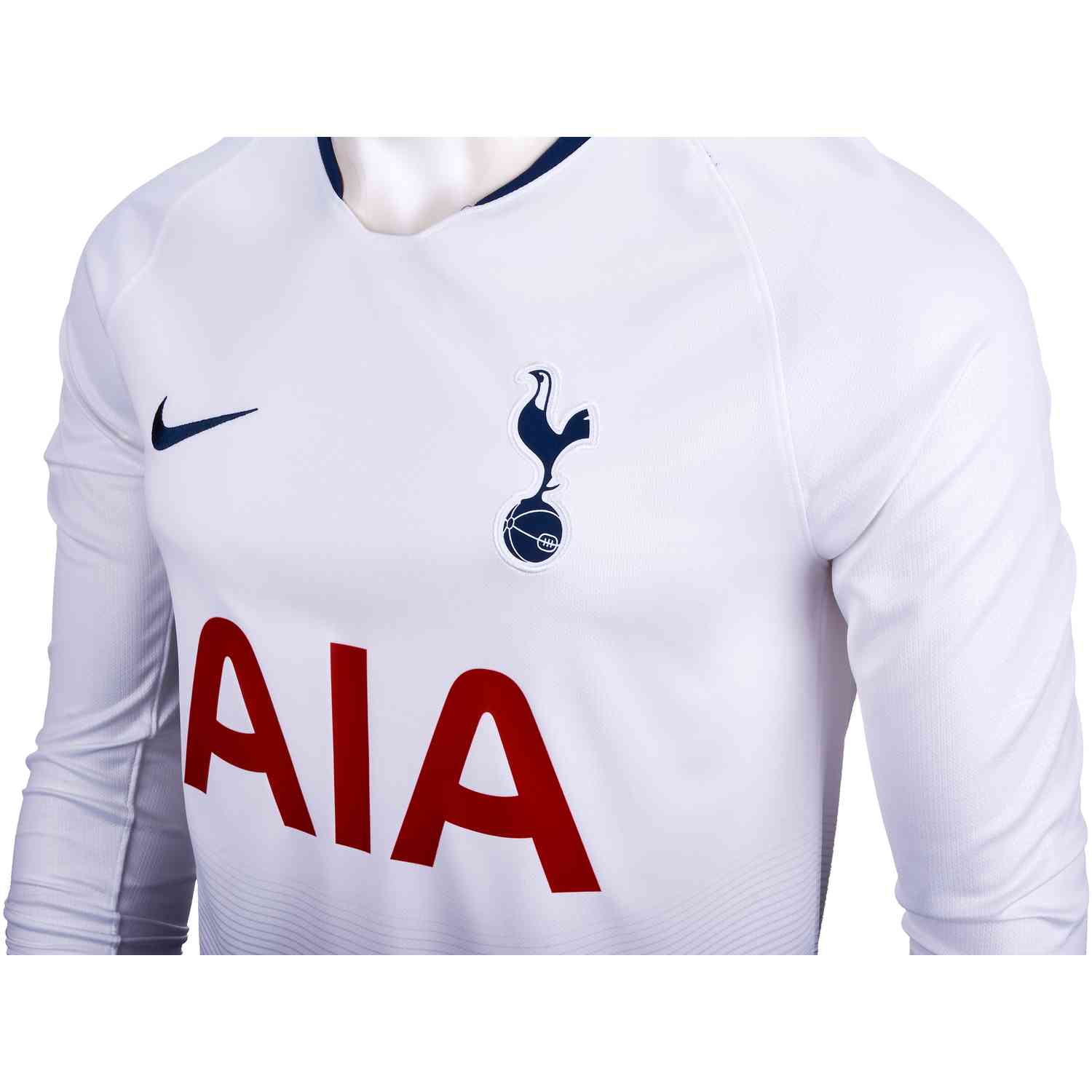 Nike Mens 2018/19 Tottenham Hotspur FC Home Long Sleeve Jersey White/Navy  Small : : Clothing & Accessories