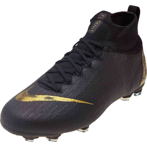 Kids Nike Mercurial Superfly 6 Elite FG - Black Lux - SoccerPro