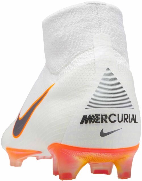 Nike Mercurial Superfly 6 Elite FG White Total Orange SoccerPro