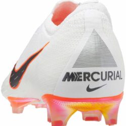 Nike Mercurial Vapor 12 Elite FG - White/Total Orange - SoccerPro