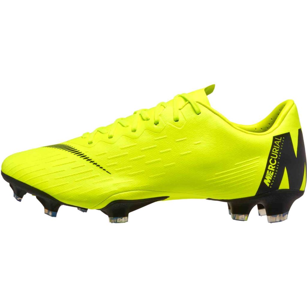Nike Mercurial Vapor 12 Pro FG - Volt/Black - SoccerPro