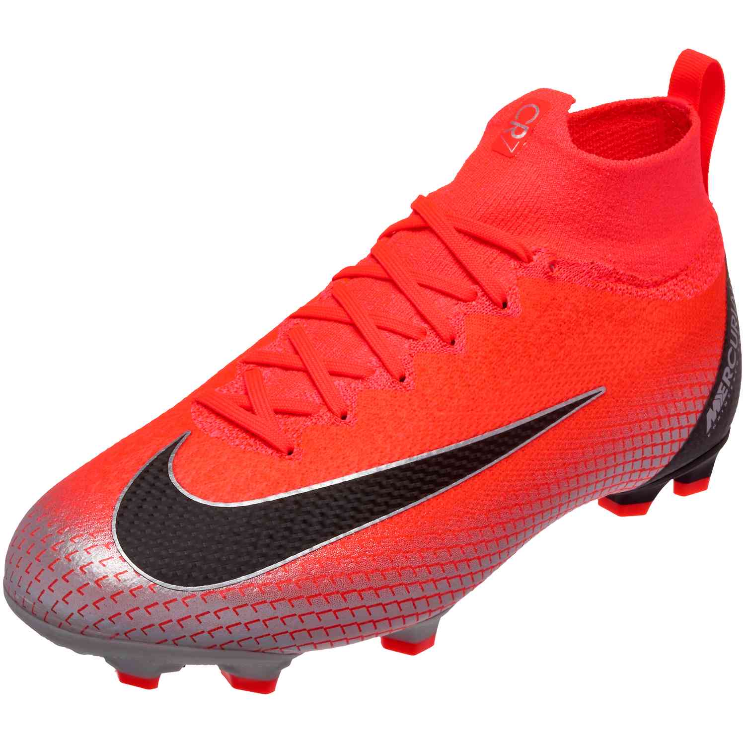 Nike JR Superfly 6 CR7 Club Turf Youth Soccer Shoes 1Y Red