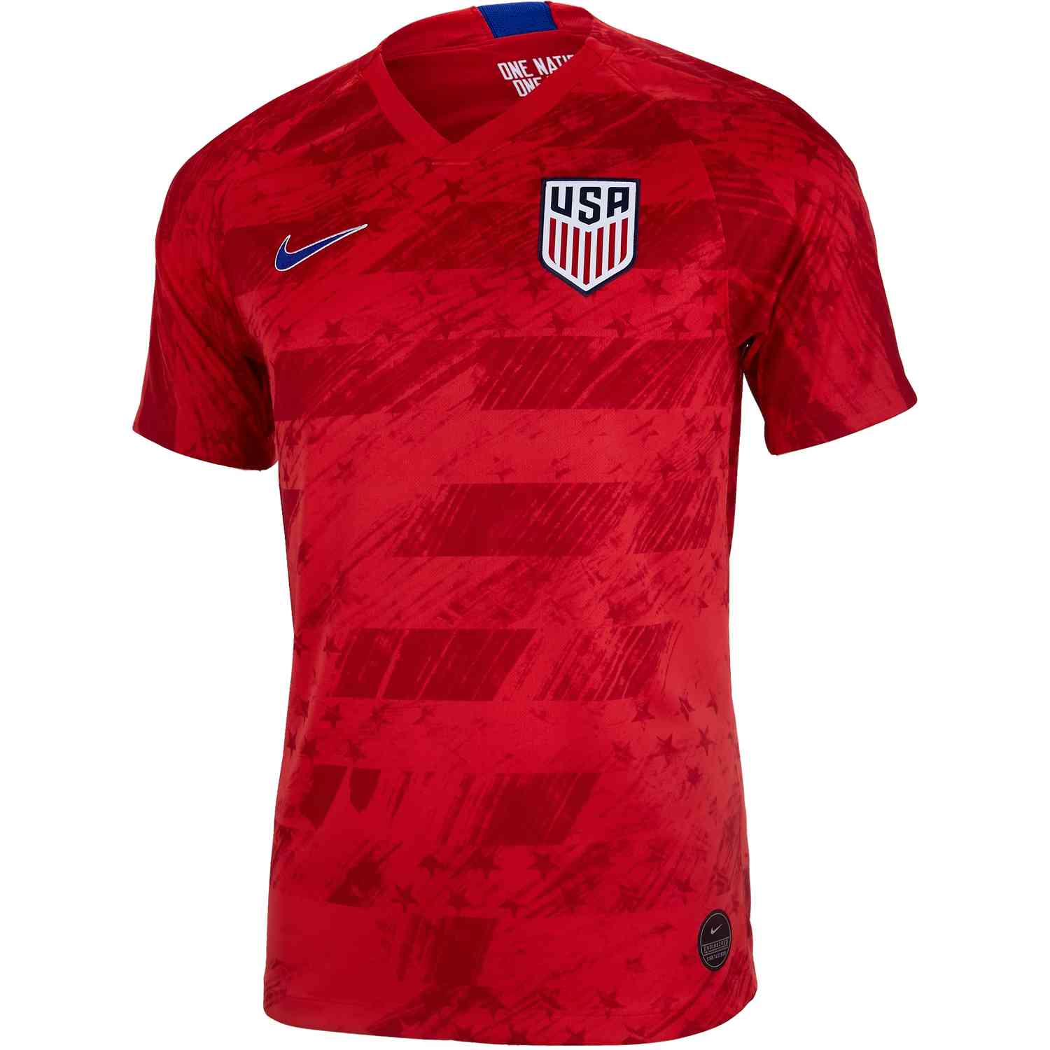 Nike USMNT Away Jersey - Speed Red/Bright Blue - SoccerPro