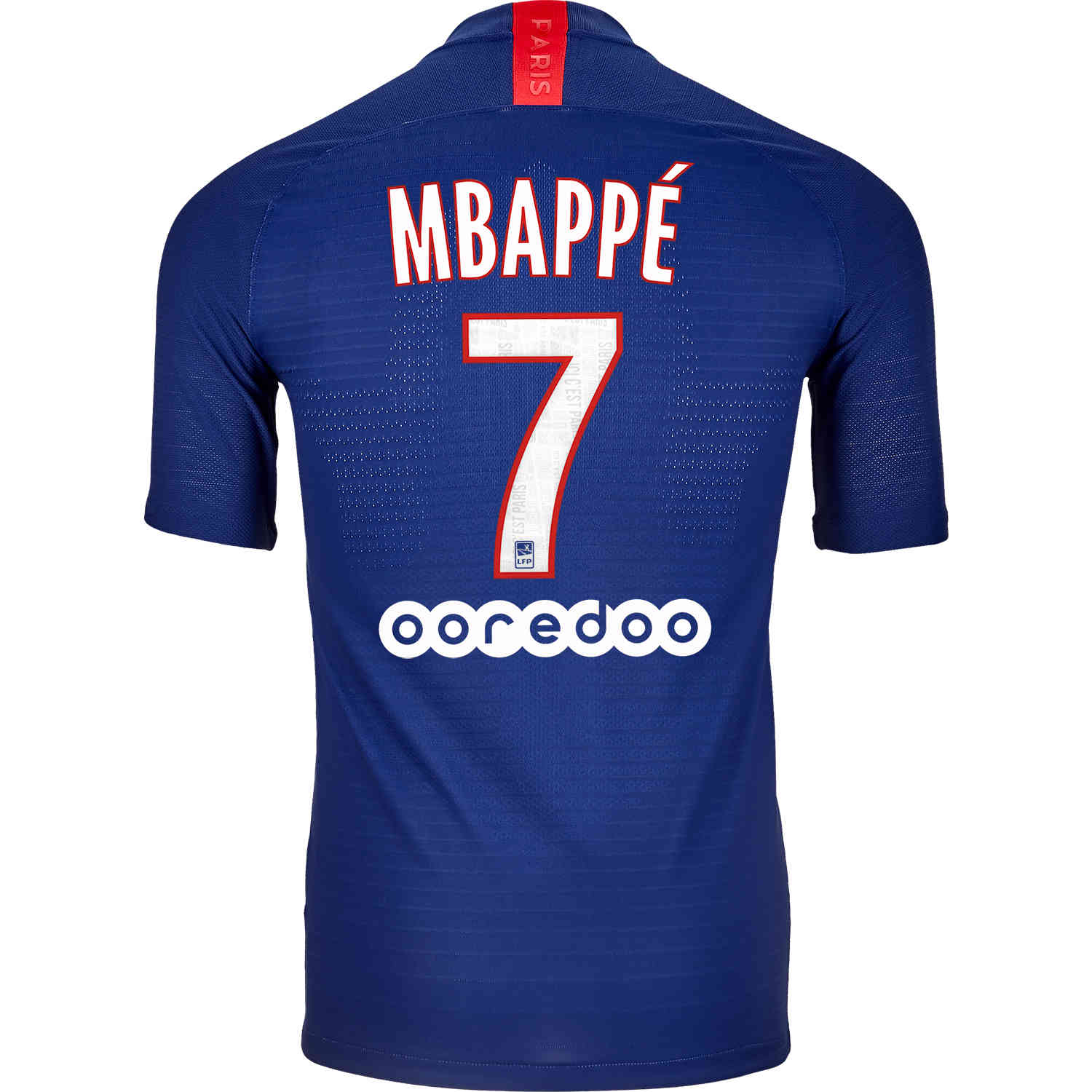 2019/20 Nike Kylian Mbappe PSG Home Match Jersey - SoccerPro
