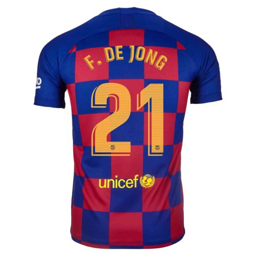 barcelona jersey font name