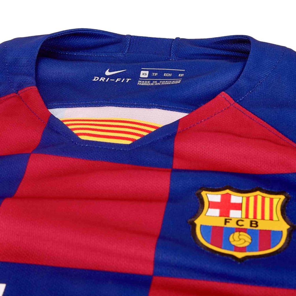 2019/20 Womens Nike Lionel Messi Barcelona Home Jersey - SoccerPro