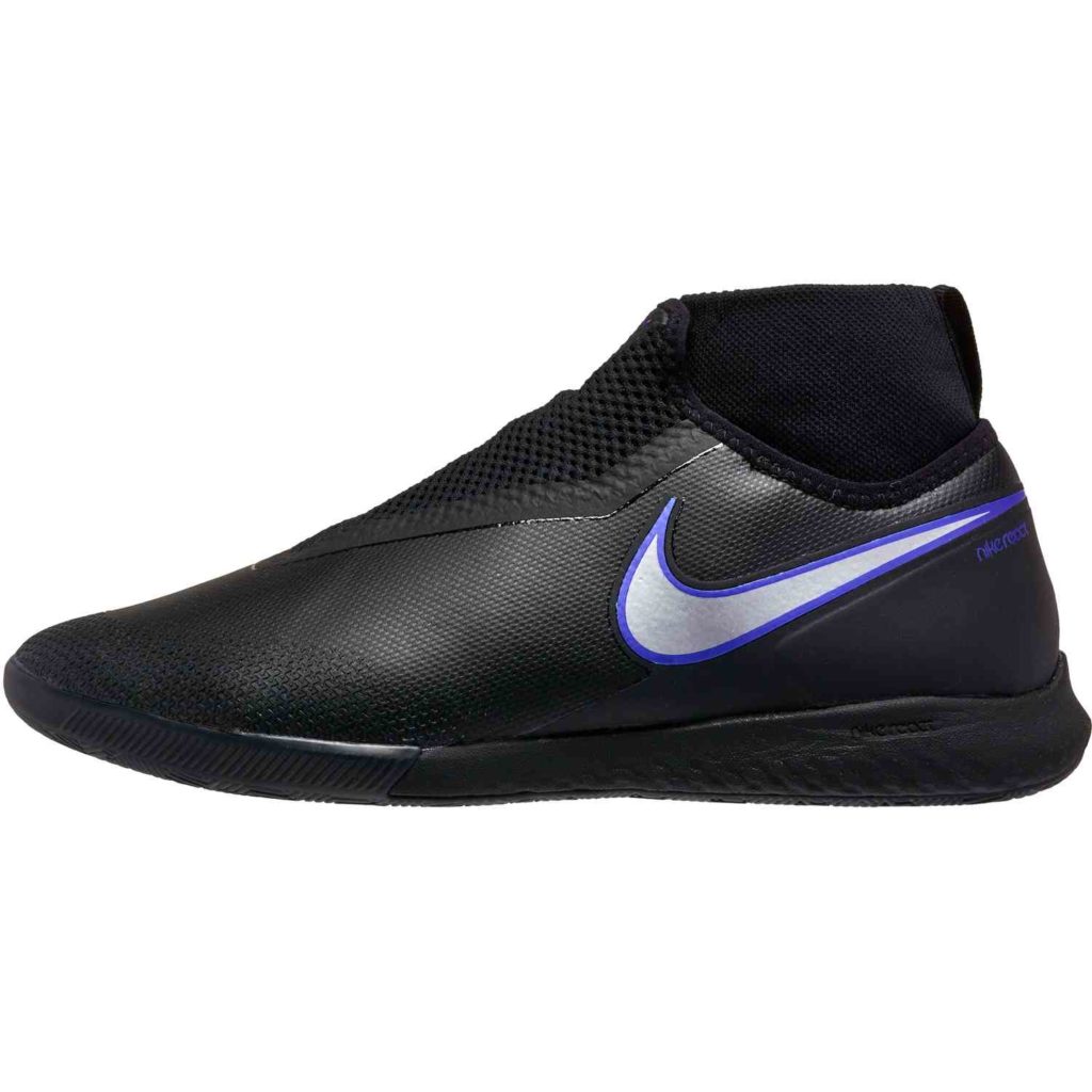 Nike Phantom Vision Pro Ic - Black Metallic Silver Racer Blue - Soccerpro