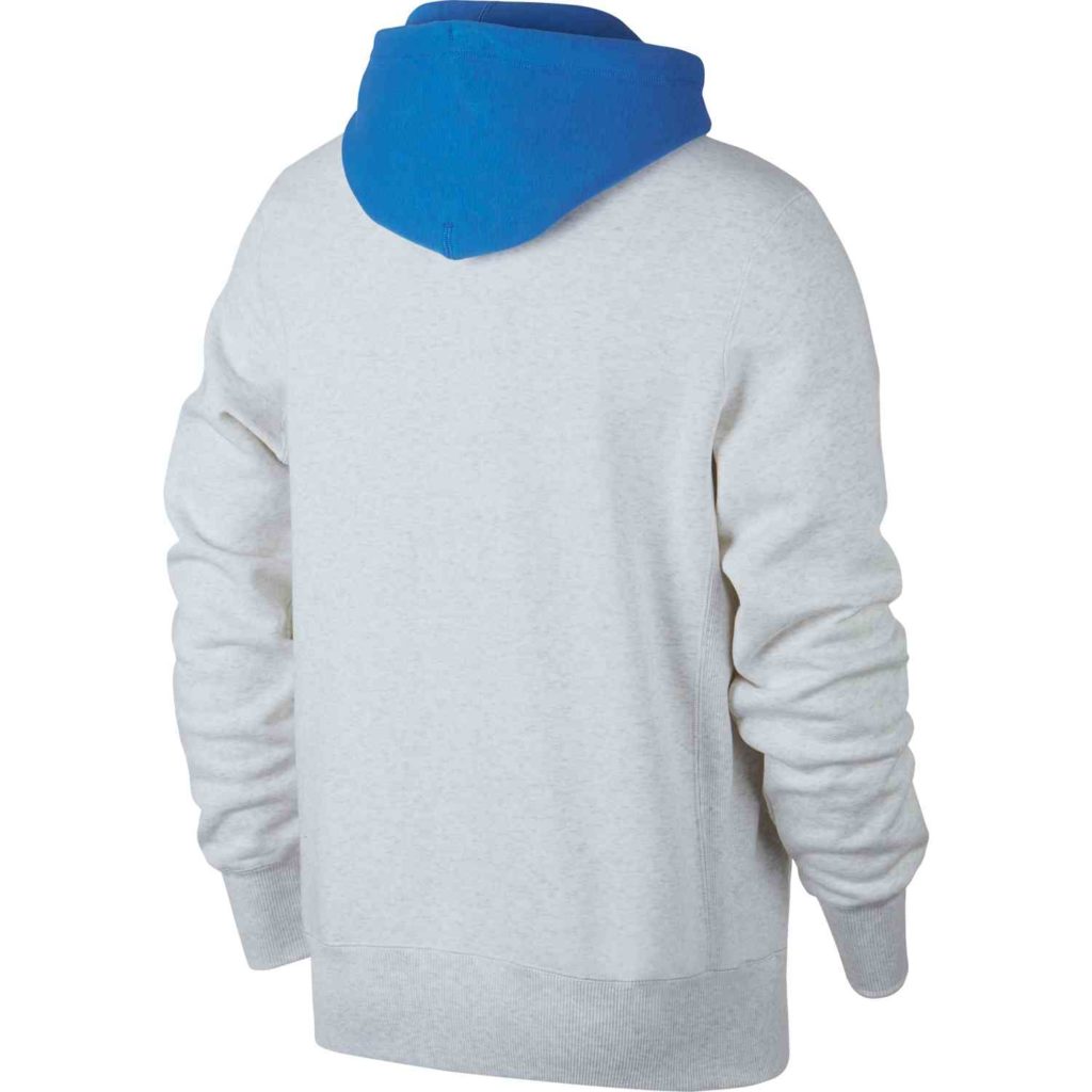 Nike Copa America Brazil Hoodie - Birch Heather/Signal Blue - SoccerPro