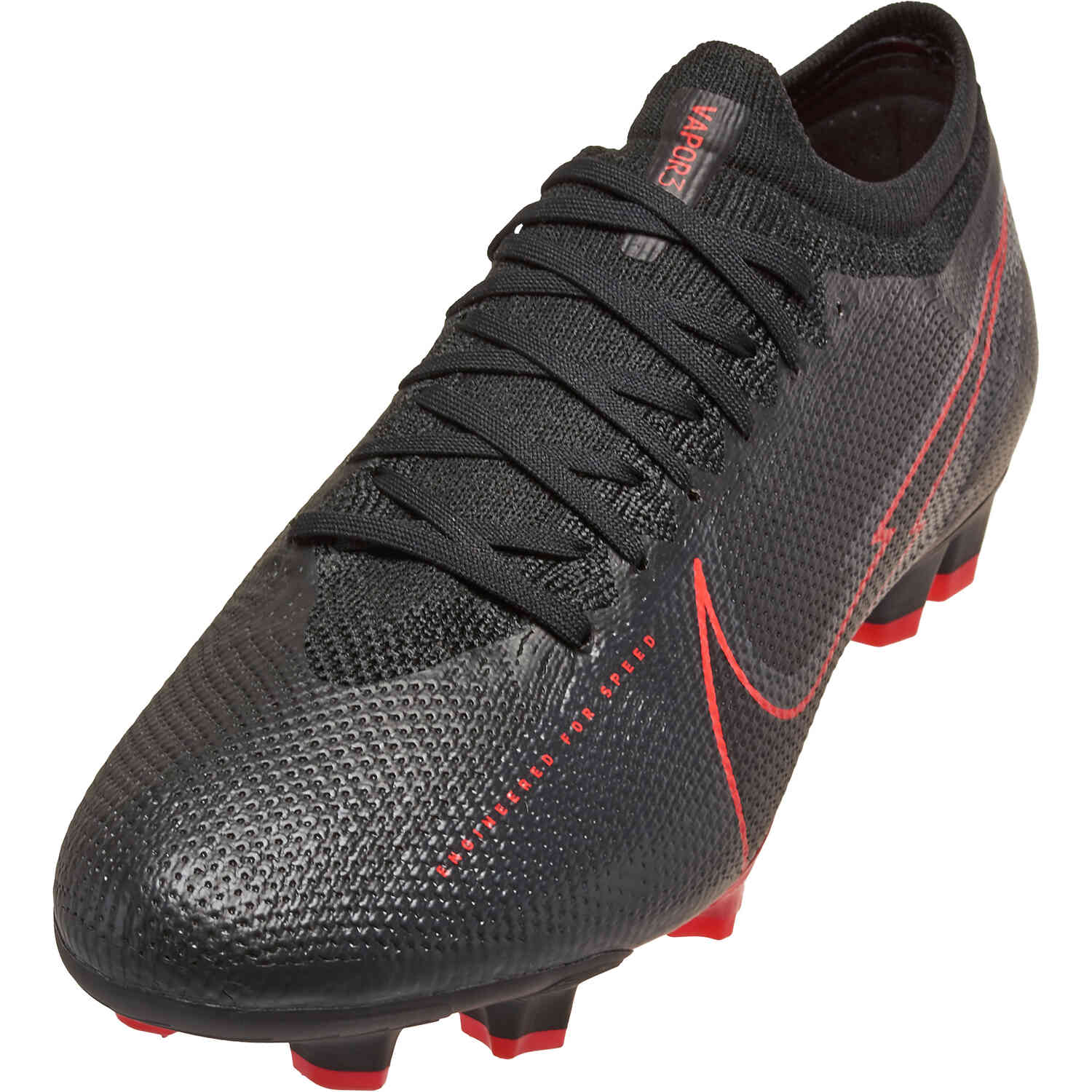 Nike Mercurial Vapor 13 Pro FG Black & Dark Smoke Grey SoccerPro