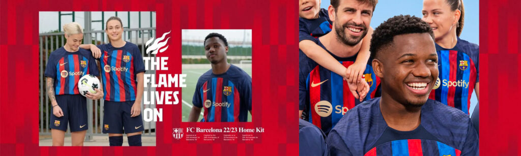 Herrie Mew Mew serie FC Barcelona Jersey 2022/2023 | Barcelona Shirts | SoccerPro.com