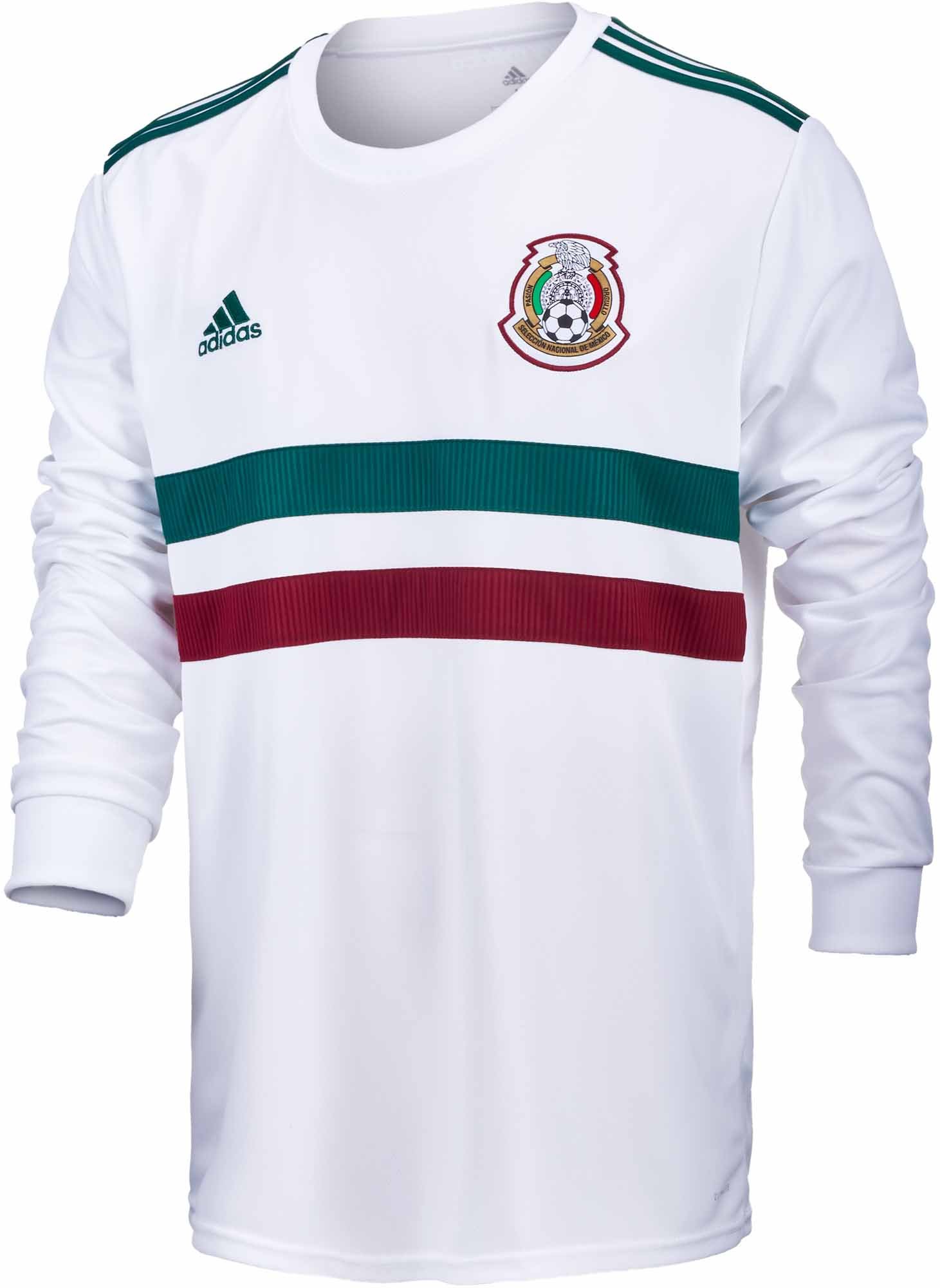 2018/19 adidas Mexico L/S Away Jersey SoccerPro