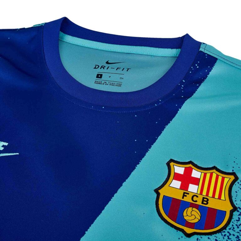 Nike Barcelona Pre-Match Top - Cabana/Deep Royal Blue - SoccerPro