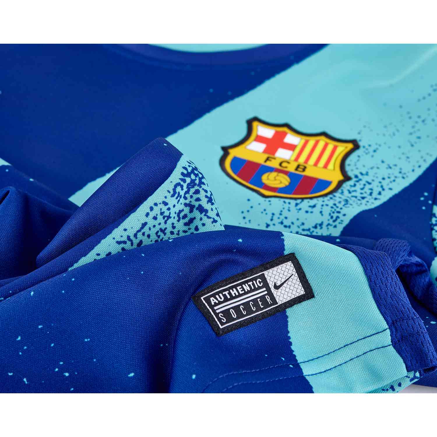 Nike Barcelona L/S Pre-match Top - Cabana/Deep Royal Blue/Cabana ...