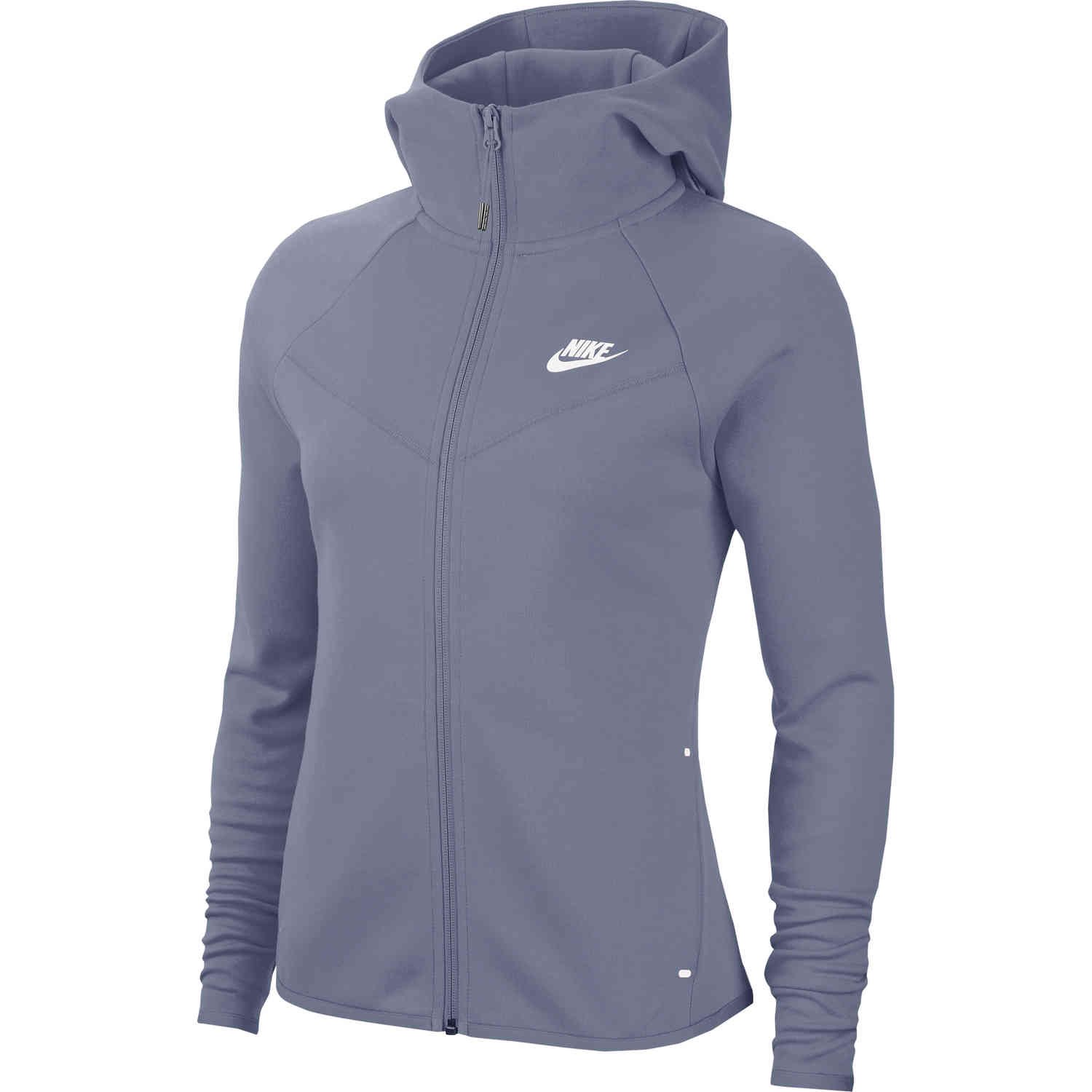 Conciencia Metáfora flaco Womens Nike Windrunner Tech Fleece Jacket - Stellar Indigo - SoccerPro