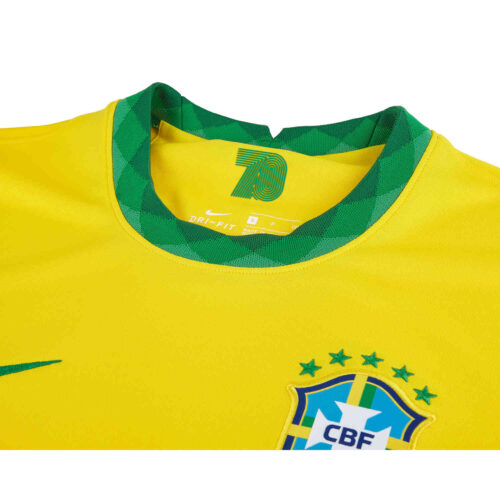 Nike Brazil Home Stadium Jersey Short Sleeve Soccer Football Cd0689-749  Size S for sale online