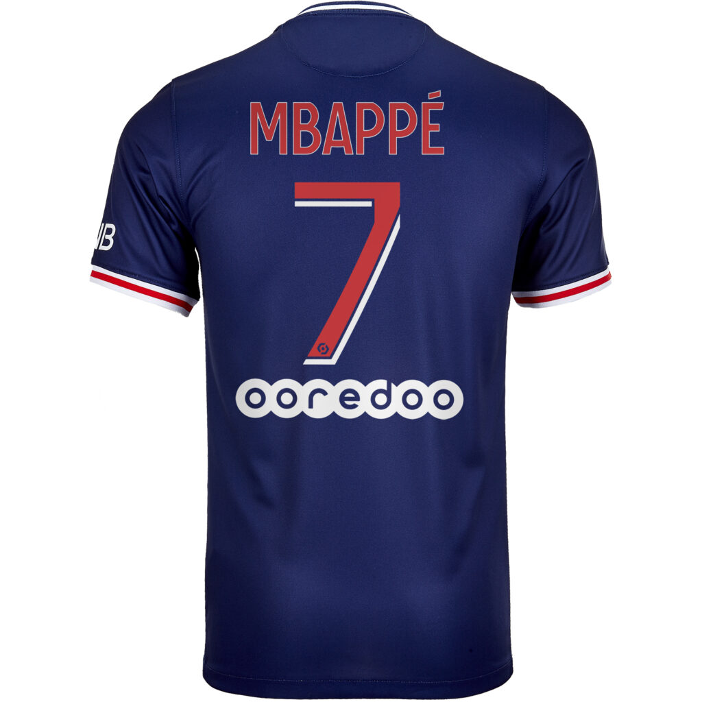 Kylian Mbappe Jersey Nike France and PSG Gear