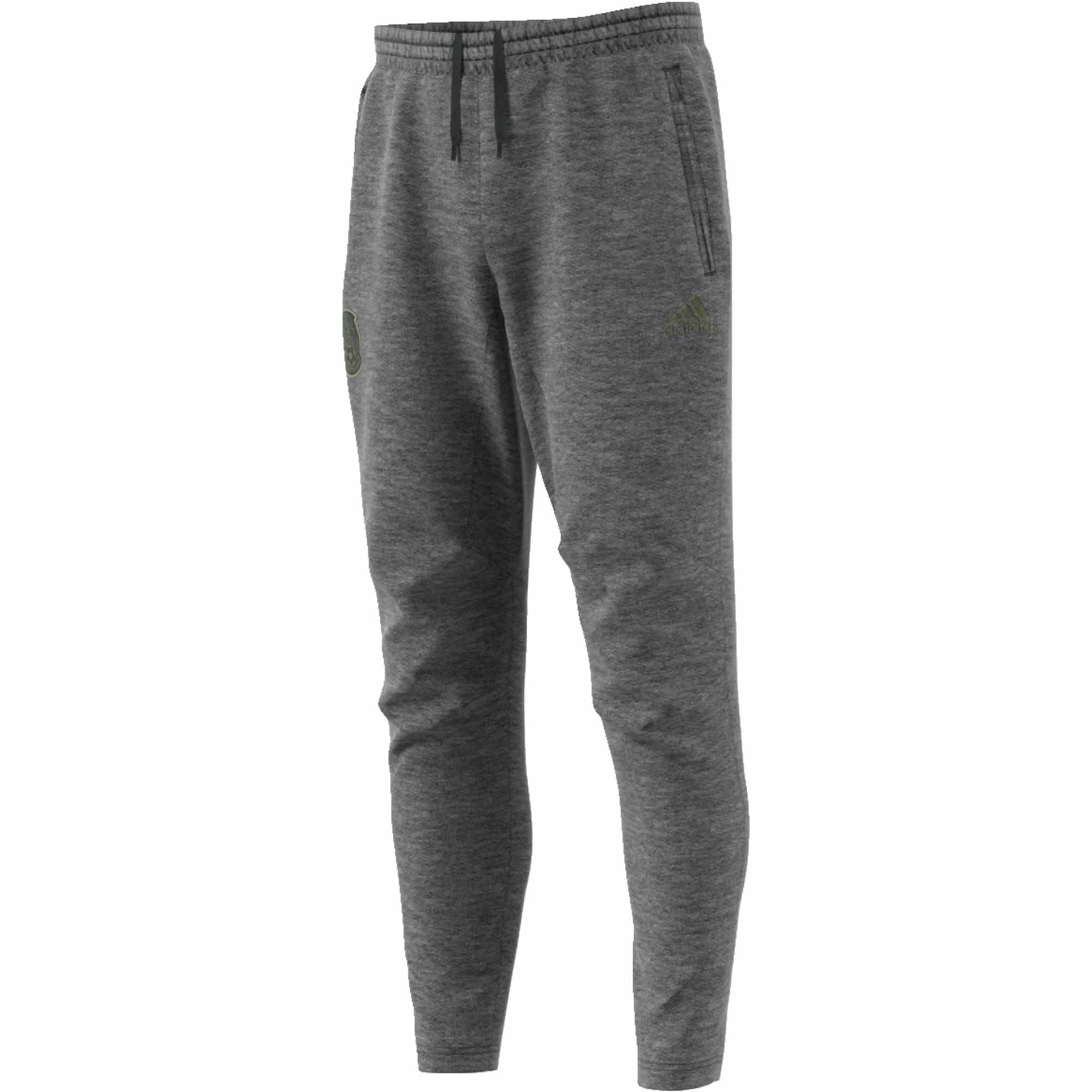 gray adidas soccer pants