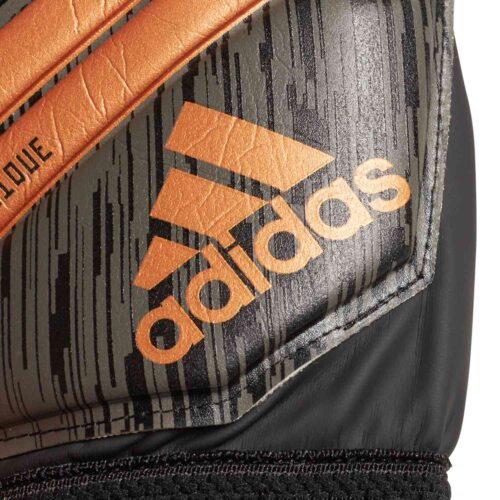 adidas Predator Fingersave Replique Keeper Gloves - Black and Solar Red